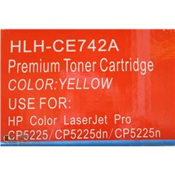 PREMIUM TONER CARTRIDGE HLH-CE742A YELLOW