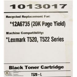 HIGH RESOLUTION TONER LEXMARK 12A6735 BLACK