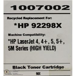 HIGH RESOLUTION TONER HP 92298X BLACK