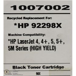 HIGH RESOLUTION TONER HP 92298X BLACK