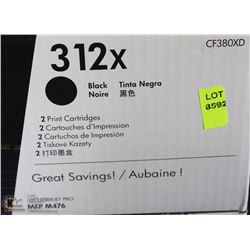 HP ORIGINAL TONER CARTRIDGE 312X BLACK