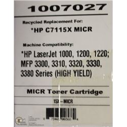 HIGH RESOLUTION TONER HP C7115X MICR