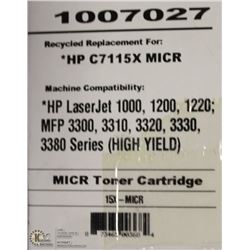 HIGH RESOLUTION TONER HP C7115X MICR