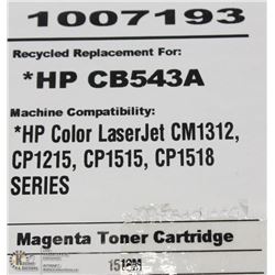 HIGH RESOLUTION TONER HP CB543A MAGENTA