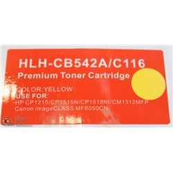 PREMIUM TONER CARTRIDGE HLH-CB542A/C116 YELLOW