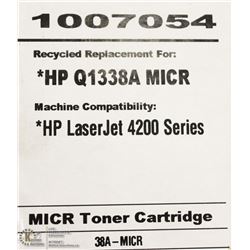 HIGH RESOLUTION TONER HP Q1338A MICR