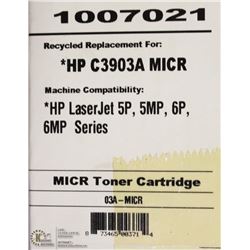 HIGH RESOLUTION TONER HP C3903A MICR