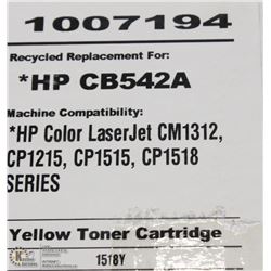 HIGH RESOLUTION TONER HP CB542A YELLOW