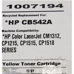 HIGH RESOLUTION TONER HP CB542A YELLOW