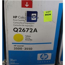 HP ORIGINAL TONER CARTRIDGE Q2672A YELLOW