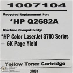 HIGH RESOLUTION TONER HP Q2682A YELLOW