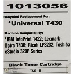 HIGH RESOLUTION TONER UNIVERSAL T430 BLACK