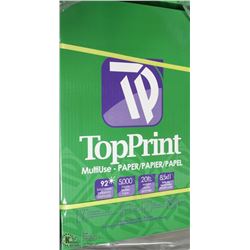 CASE OF TOP PRINT LETTER SIZE PRINTER PAPER