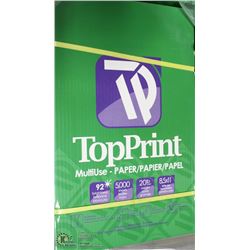 CASE OF TOP PRINT LETTER SIZE PRINTER PAPER