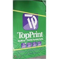 CASE OF TOP PRINT LETTER SIZE PRINTER PAPER
