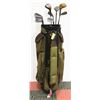 Image 1 : SET OF VINTAGE GOLF CLUBS WITH BAG.