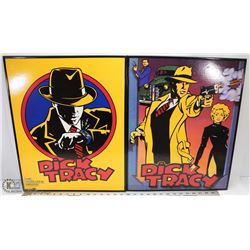 LOT OF 2 DICK TRACY 1990 MOVIE PICTURES.