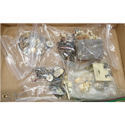 FLAT OF ASSORTED FASHION JEWELLERY.