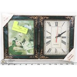 NEW PHOTO FRAME WITH CLOCK