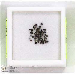 7) GENUINE BLACK DIAMOND GEMSTONES