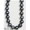 Image 2 : 9) STERLING SILVER FRESHWATER PEARL 18" NECKLACE