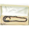 Image 4 : 9) STERLING SILVER FRESHWATER PEARL 18" NECKLACE