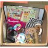 Image 1 : LARGE BOX OF CRAFT AND SCRAP BOOKING SUPPLIES