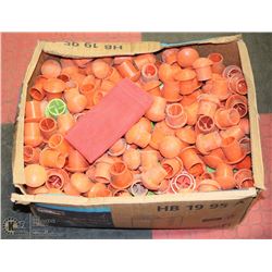 CASE OF OVER 300 REBAR CAPS