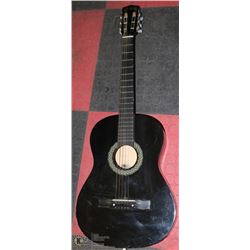 ACADEMY BLACK ACOUSTIC GUITAR