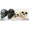 Image 1 : BOX WITH DECORATIVE SKULLS INCL 1 THAT JAW MOVES