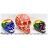Image 2 : BOX WITH DECORATIVE MEXICAN SKULLS