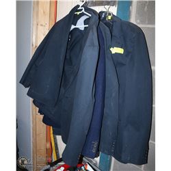 LOT OF 4 ASSORTED SUIT JACKETS
