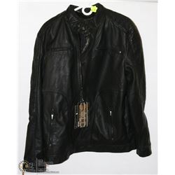 POINT ZERO LARGE LEATHERETTE JACKET