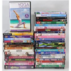 BOX OF OVER 40 DVD'S INCL GOSSIP GIRL SEASON 1,