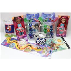 CHILDREN'S TOYS INCLUDES PJMASKS AND OILERS