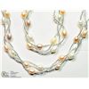 Image 2 : 12) FRESHWATER PEARL NECKLACE AND BRACELET SET