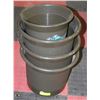 Image 1 : LOT OF 3 MATCHING PLANTERS