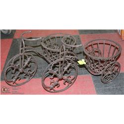 PAIR OF METAL BIKE POT HOLDERS