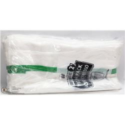 4 GROMMET TOP CURTAINS ,WHITE,38" BY 82"L