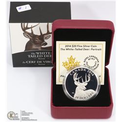 1) ON CHOICE 2014,   PURE SILVER,   $20.00  COIN,