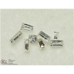 24) GENUINE TAPERED BAGUETTE DIAMOND GEMSTONES