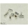 Image 1 : 24) GENUINE TAPERED BAGUETTE DIAMOND GEMSTONES