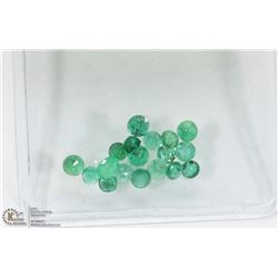 30) GENUINE EMERALD GEMSTONES