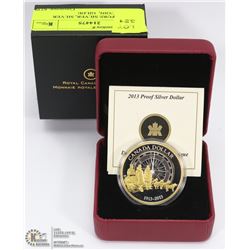 50)ON CHOICE  2013, PURE SILVER, SILVER DOLLAR