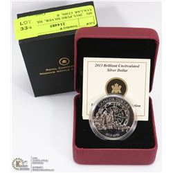 60)ON CHOICE 2013, PURE SILVER,  SILVER DOLLAR