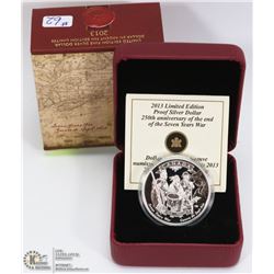 62)ON CHOICE 2013, PURE SILVER,  SILVER DOLLAR