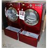 Image 4 : NEW RED LG ULTRA LARGE CAPACITY WASHER AND