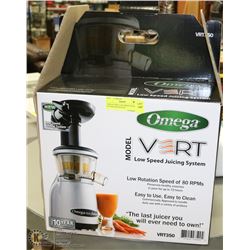 OMEGA VERT LOW SPEED JUICING SYSTEM PREVENTING