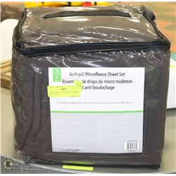 STONE GREY QUEEN SIZE ANTI PILL SUPER SOFT