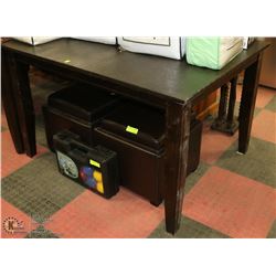 NEW KITCHEN TABLE ON CHOICE: DARK WOOD TONE